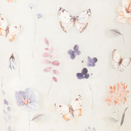 položky Dekorativní skleněná lucerna s motýlím vzorem pro stylové bytové doplňky, 8 cm, 4 kusy