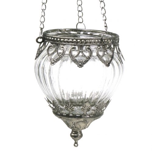 Floristik24 Závěsná nit světlá Orient Ø9cm V12,5cm 2ks