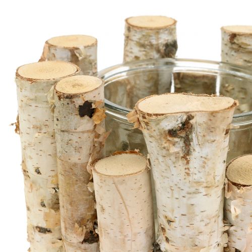 Floristik24 Lucerna březová Ø17cm V12cm