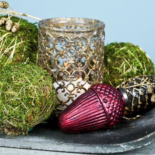 Floristik24 Lucerna starozlatá Ø10,5cm H14,5cm 1ks