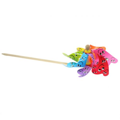 Floristik24 Barevný větrný mlýn Ø30cm