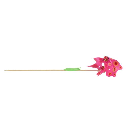 Floristik24 Větrník beruška na květině větrný mlýn Ø8,5cm V28cm 6ks