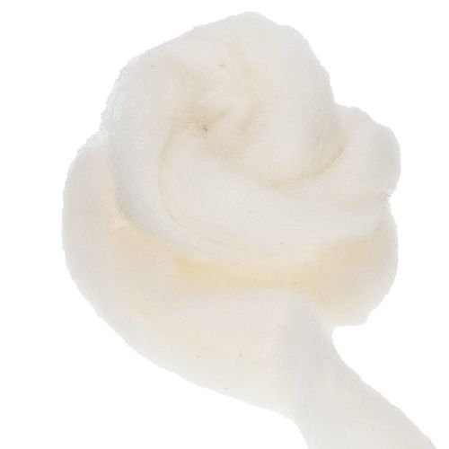 položky Bílá vlněná stuha, 2 m, dekorativní vlna na tvoření a balení