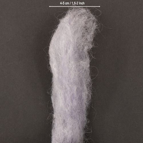 položky Světle fialová vlněná stuha, 10 m, dekorativní vlna pro floristiku a tvoření