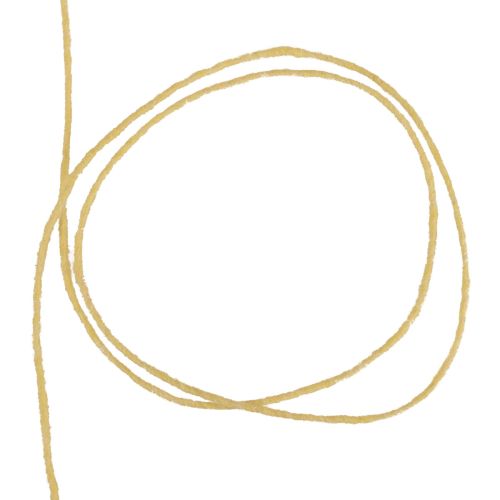 položky Knotová nit vlněná šňůrová plsť šňůrová vlna nit žlutá Ø3mm 100m