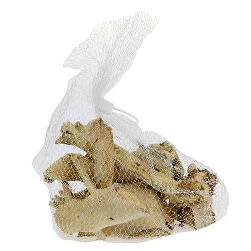 Floristik24 Dřevěné kousky mix bělené 500g