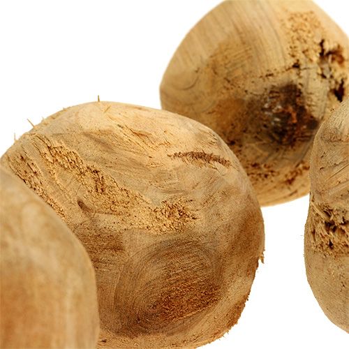 Floristik24 Kořenová koule jedlové dřevo Ø7cm přírodní 5 ks