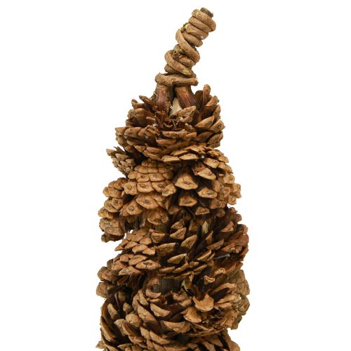 položky Vánoční stromeček ve tvaru kužele, šiška, přírodní, 16×60 cm
