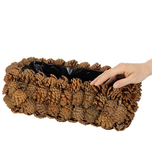 Obdélníkový kuželový truhlík na výsadbu, 40 cm | Floristik24.cz