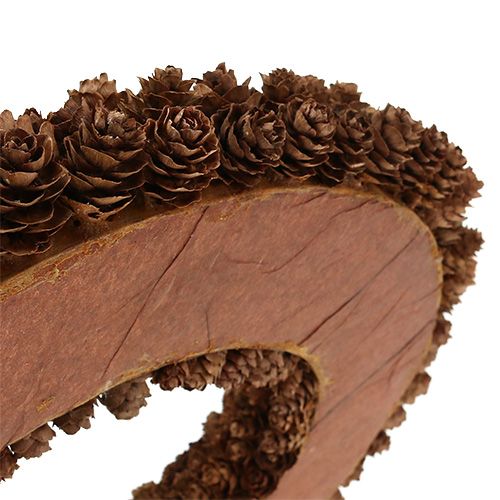 Floristik24 Kuželový věnec Ø31cm Hnědý