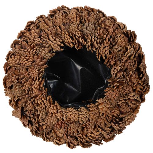 Kulatý květináč z borových