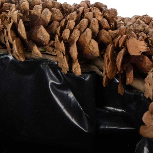 Kulatý květináč z borových