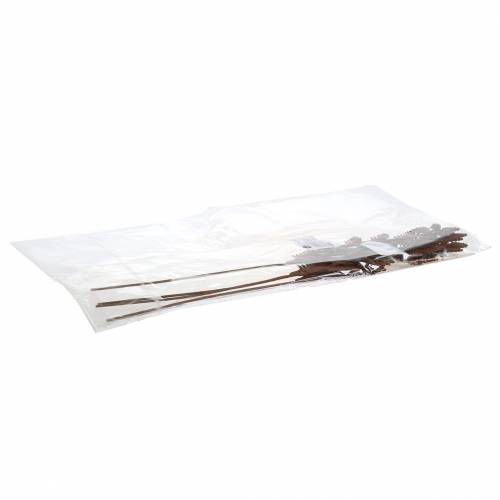 Floristik24 Zahradní hmoždinka kuželová odbočka nerez H40 cm 4ks