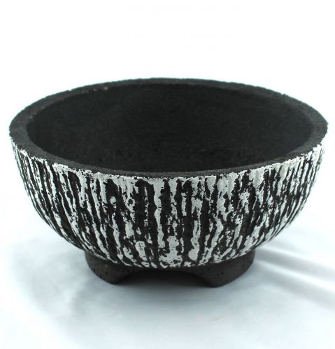 Floristik24 Cementová mísa kulatá Ø30cm kůra