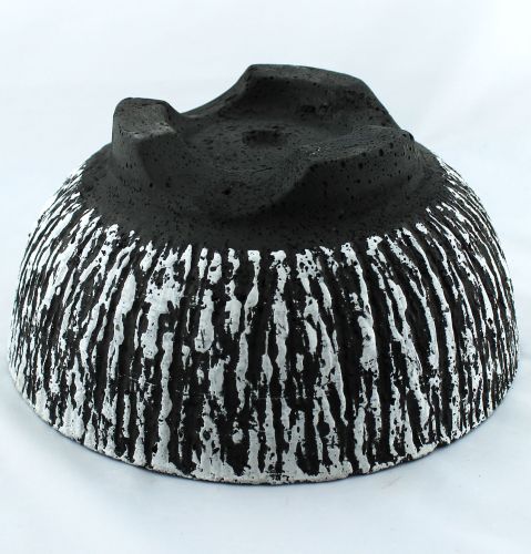 Floristik24 Cementová mísa kulatá Ø30cm kůra