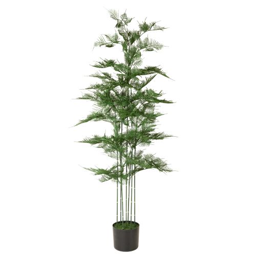 Umělý bambusový strom, zelený, 132 cm, pokojová rostlina