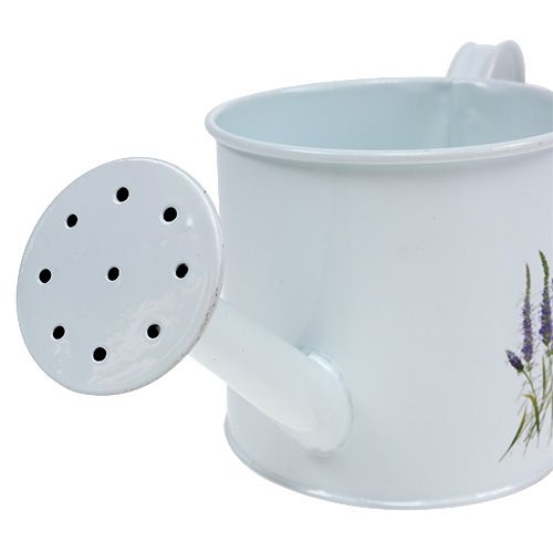 Floristik24 Zinková konev Ø10,5cm H10cm s levandulí