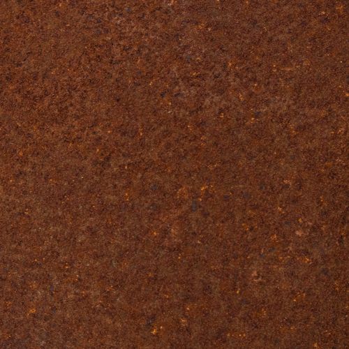 položky Dekorativní prvek rezavě zbarvené koule pro rustikální zahradní design, 14 cm, 2 kusy