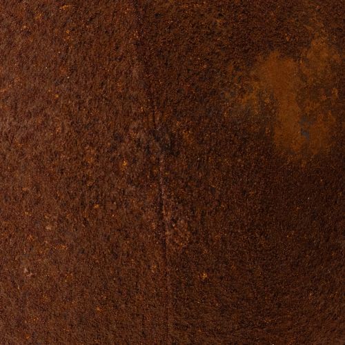 položky Dekorativní prvek rezavě zbarvené koule pro rustikální zahradní design, 14 cm, 2 kusy