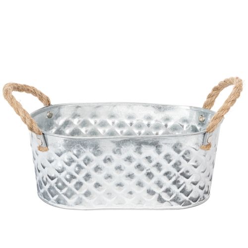 Zinková miska oválná 23cm x 12cm V10,5cm nakoupit | Floristik24.cz