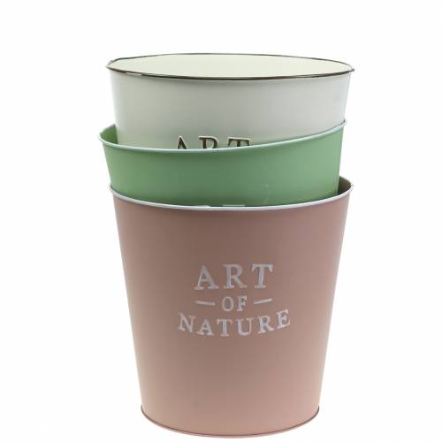 Květináč zinkový Art of Nature různé barvy Ø17,5cm V15cm