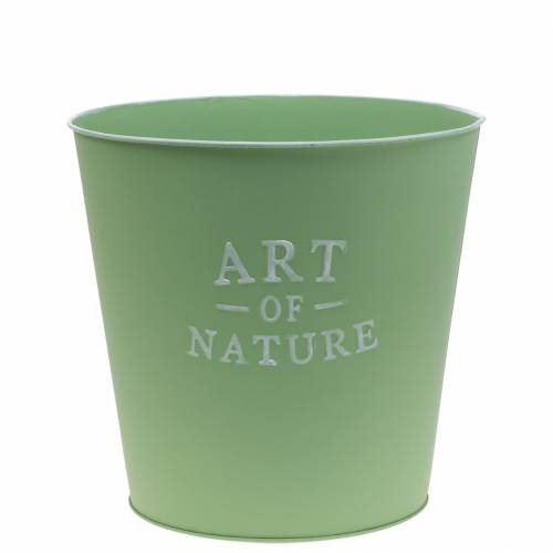 položky Květináč zinkový Art of Nature mátově zelený Ø17,5cm V15cm