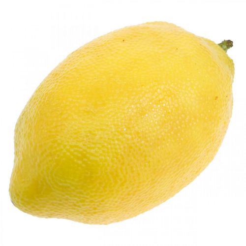 Floristik24 Umělé ovoce, citron, dekorativní ovoce L8,5cm Ø5cm 4ks