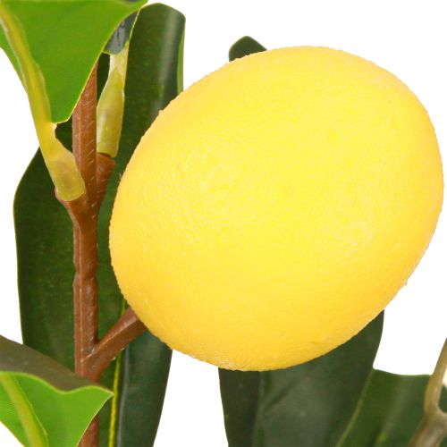položky Umělý citroník v květináči v zelenožluté barvě H28cm