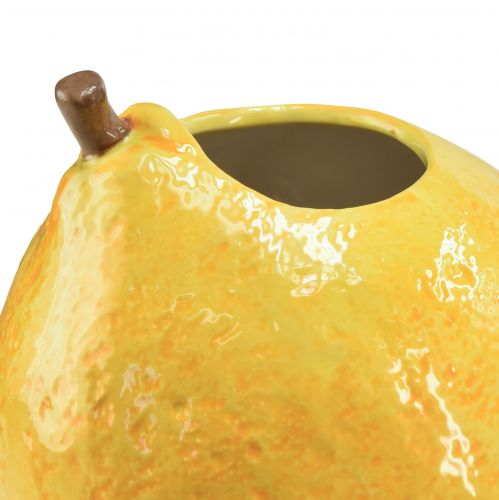 položky Citronová váza keramická váza citrónově žlutá Středomoří H19cm