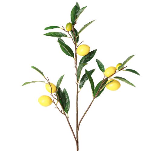 Floristik24 Umělá citronová ratolest umělá citronová ratolest 91cm 2ks