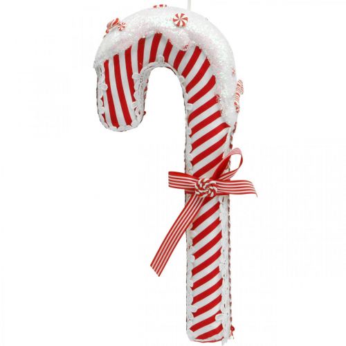 Floristik24 Candy Cane Deco velké vánoční červenobílé pruhované H36cm