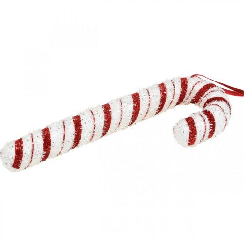 Floristik24 Deco Candy Cane Christmas Red White Striped H34cm