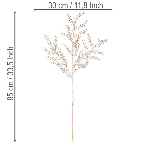 Umělá větev s malými bobulemi, 85 cm | Floristik24.cz
