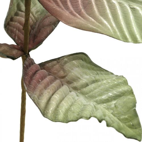 položky Umělá rostlina deko větev zelená červenohnědá pěna V68cm