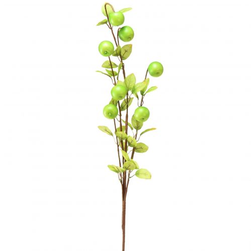 Floristik24 Umělá dekorativní větvička jablka zelená 80cm