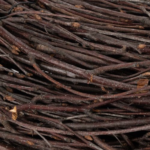 položky Klasický dekorativní vrbový věnec pro kreativní aranžmá, 59 cm