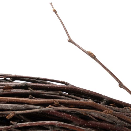 položky Klasický dekorativní vrbový věnec pro kreativní aranžmá, 59 cm