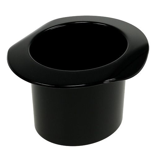 položky Dekorační válec černý, Silvestr, klobouk jako květináč V5,5cm 12 kusů