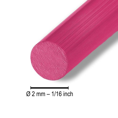 položky Hliníkový drát Ø2mm růžový 60m 500g