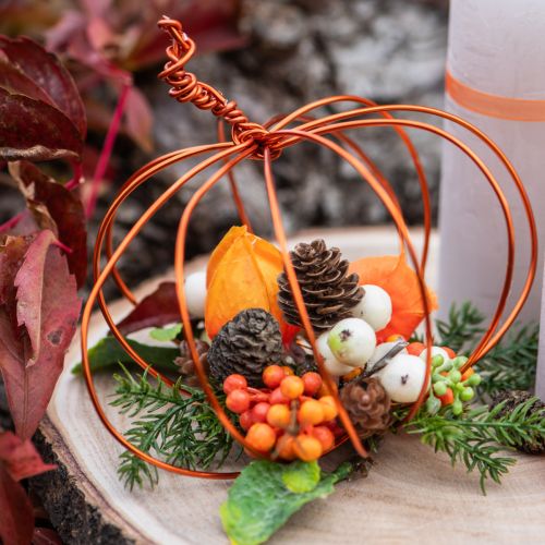 položky Hliníkový drát na tvoření, oranžový, Ø2mm, 500g, 60m, na DIY dekorace