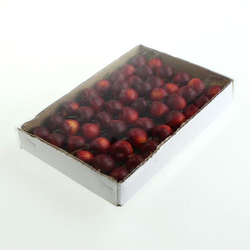 Floristik24 Mini jablíčka na drátě 2cm 48 ks