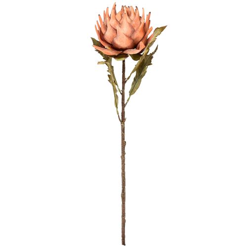 položky Artyčok umělá květina podzimní pomeranč suchý vzhled Ø15cm 73cm