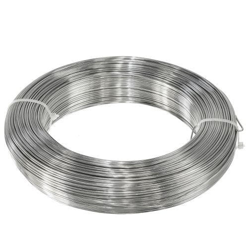 položky Řemeslný drát stříbrný hliníkový drát dekorativní drát Ø1,5mm 1000g