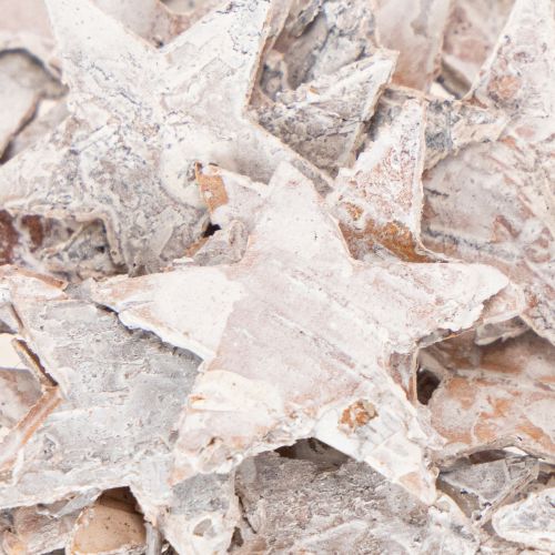 Březové hvězdy mini 2cm - 2,5cm bílené 150 ks | Floristik24.cz
