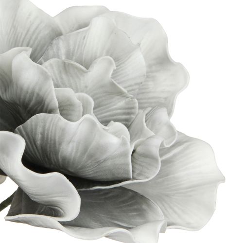 položky Flowers Foam Velké umělé květiny Foam Grey 85cm 2ks