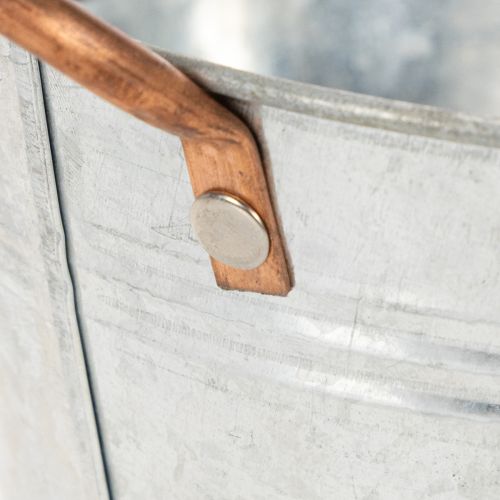 položky Kulatá květinová mísa s uchy, kovová mísa Ø17,5 cm V9 cm