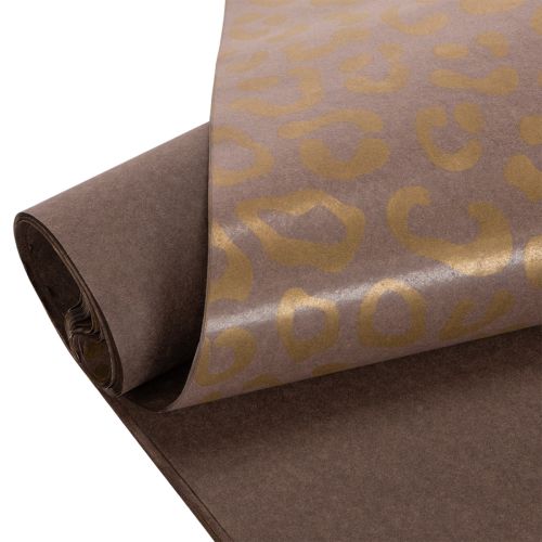 Hedvábné květinové leopardí