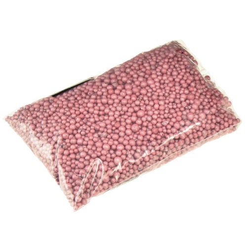 položky Brilantní ozdobné korálky 4mm - 8mm červené ozdobné granule 1l