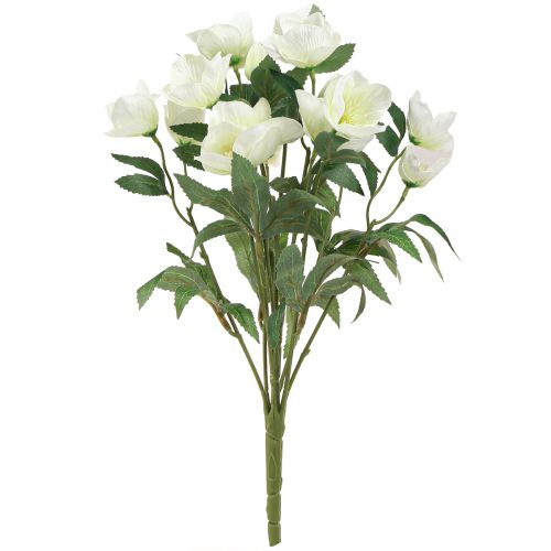 položky Vánoční kytice růží 39 cm krémová