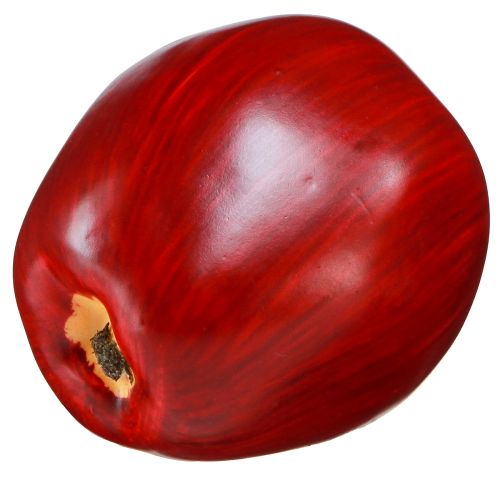 položky Deco apple red Deco fruit Ø8cm V9,5cm Red Delicious 4 ks